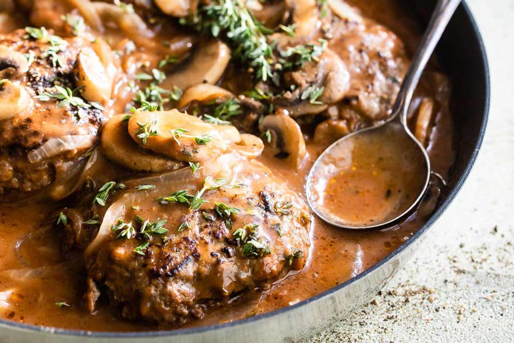 bobby flay salisbury steak recipe