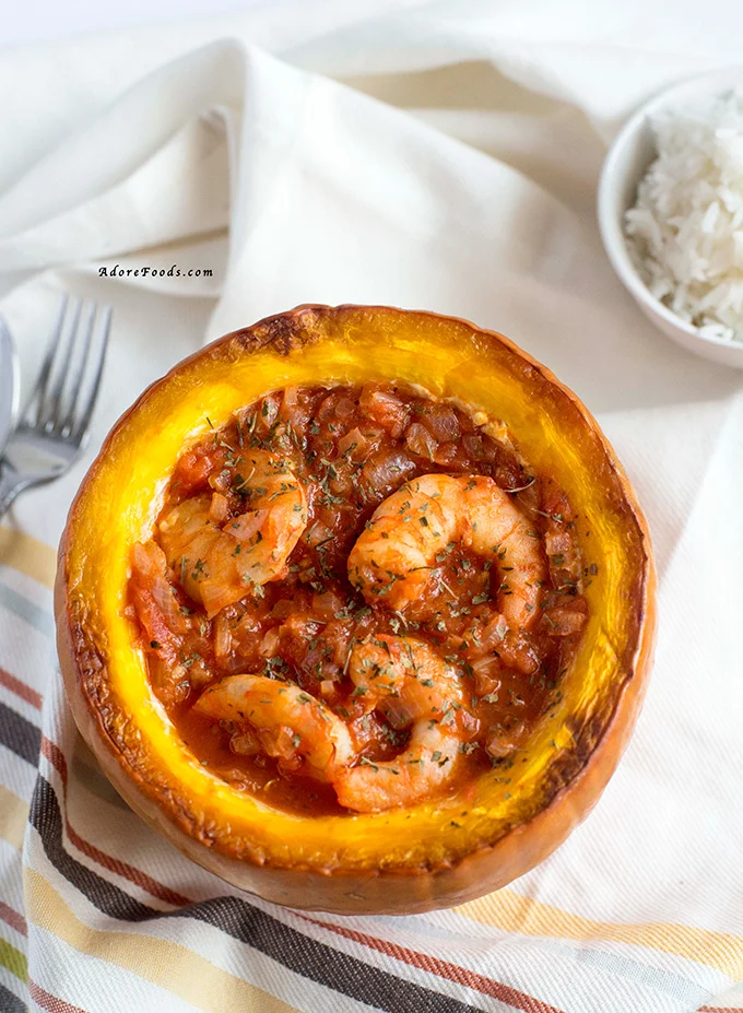 Camarao na Moranga Recipe
