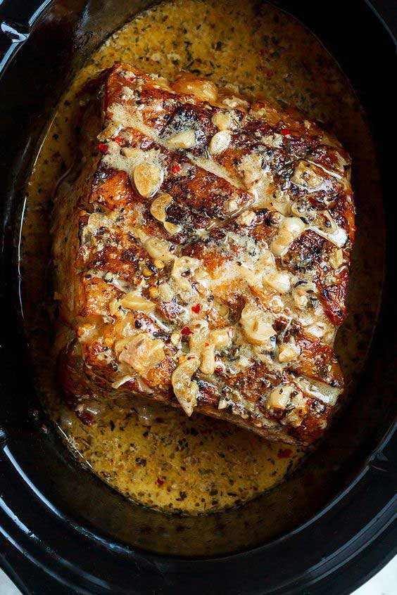 pork loin crock pot recipe